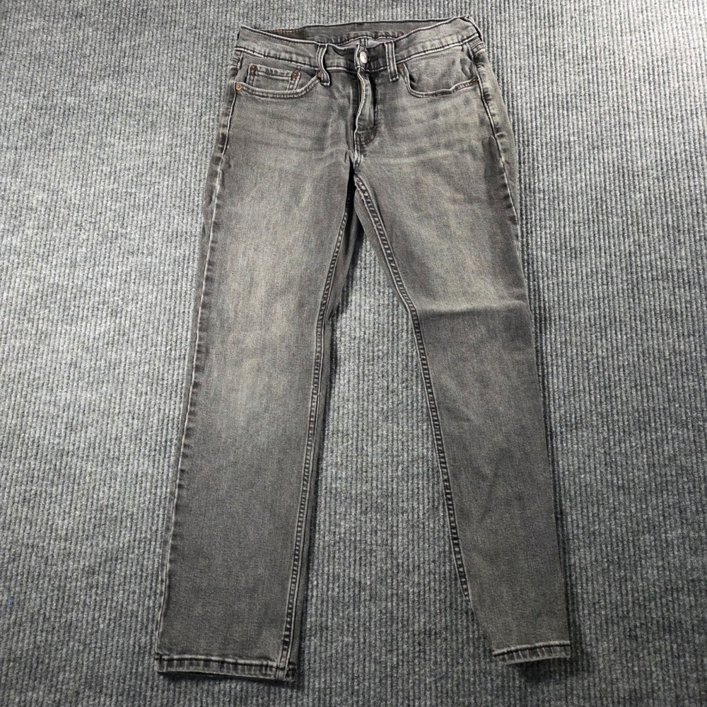 Levis 514 Straight Fit Mens‎ Grey Denim Jeans W29 L30 WaterLess 00514-1598